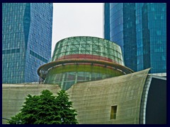 The Opera and skyscrapers.